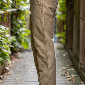 Wythe Deck Pant - Faded Olive - Side View on Model