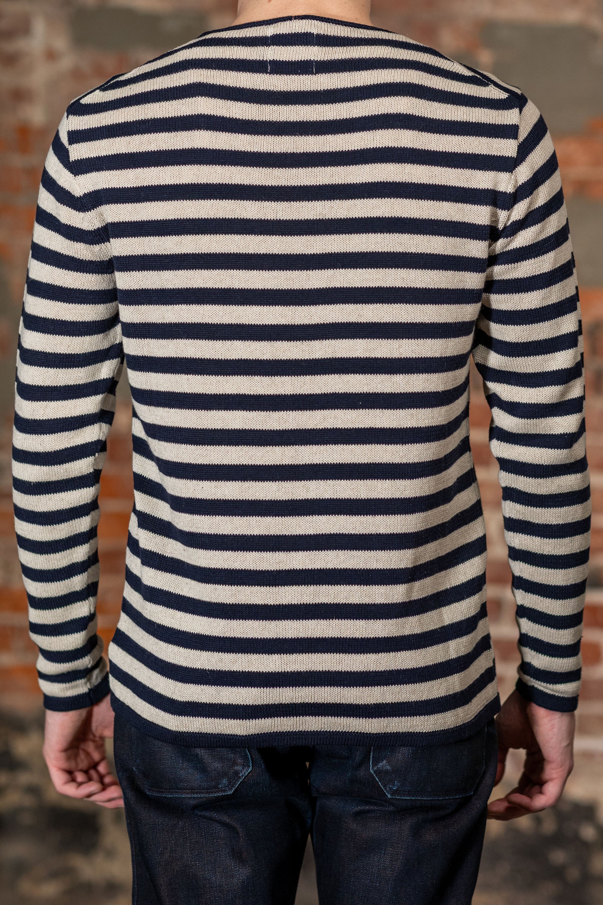 Heimat Textil Jailhouse Harbor Sweater - Ink/Seashell