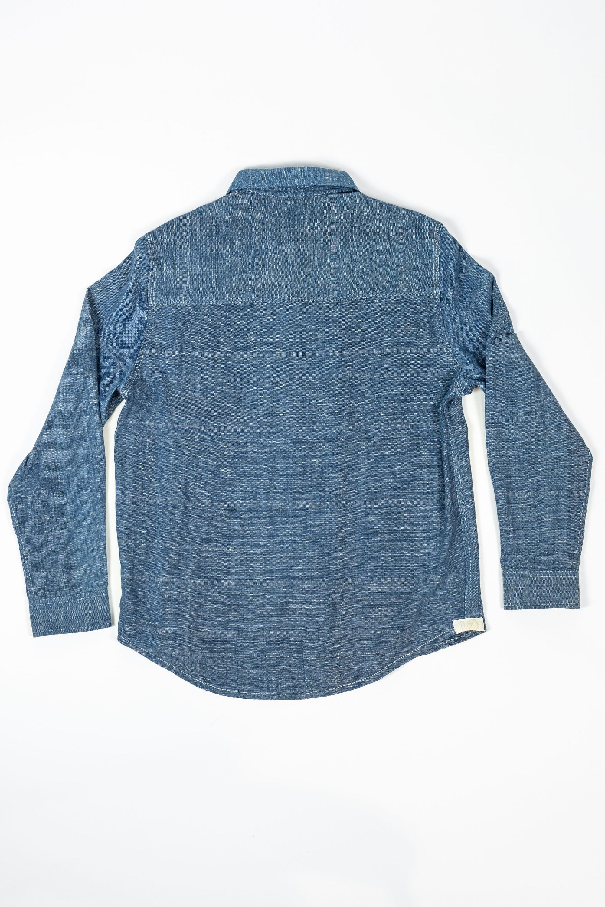 Indi + Ash L/S Smith Workshirt - Indigo/Natural