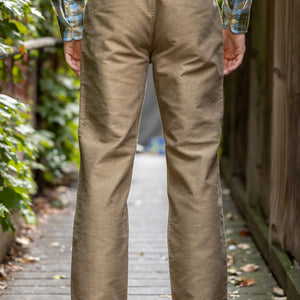 Wythe Deck Pant - Faded Olive - Back View on Model