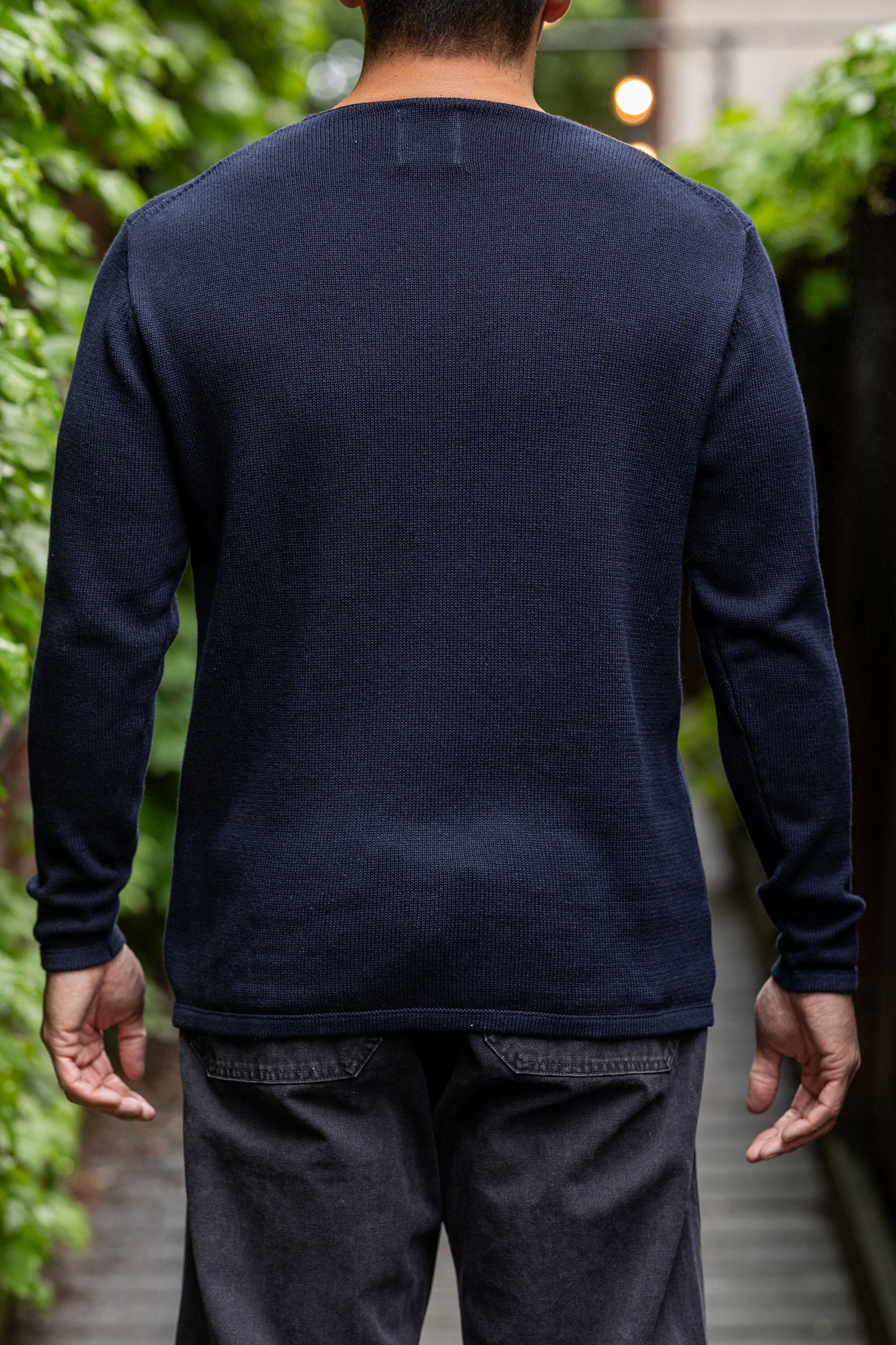 Heimat Textil Harbor Cotton/Linen Sweater - Ink