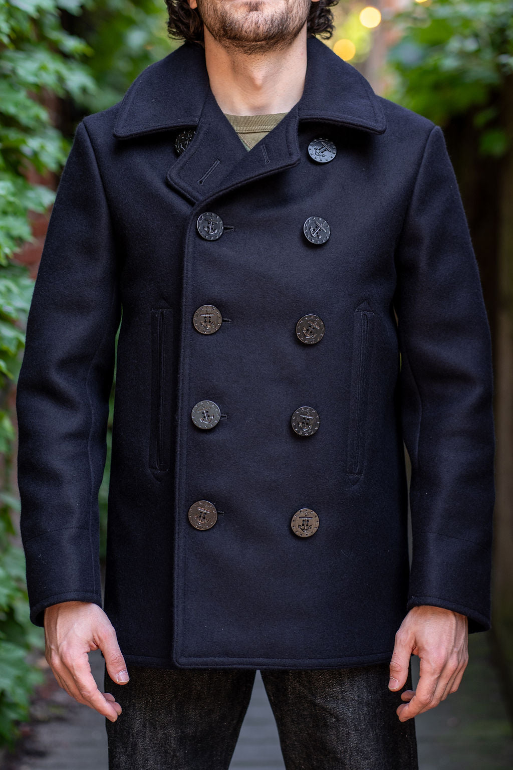 Buzz Rickson's BR11554 Pea-Coat “Naval Clothing Factory” - Navy