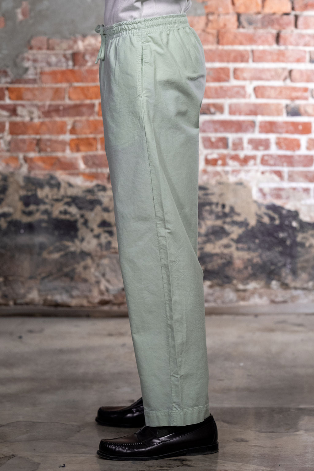 Hansen Garments Jack Casual Drawstring Pants - La Digue on model from the side