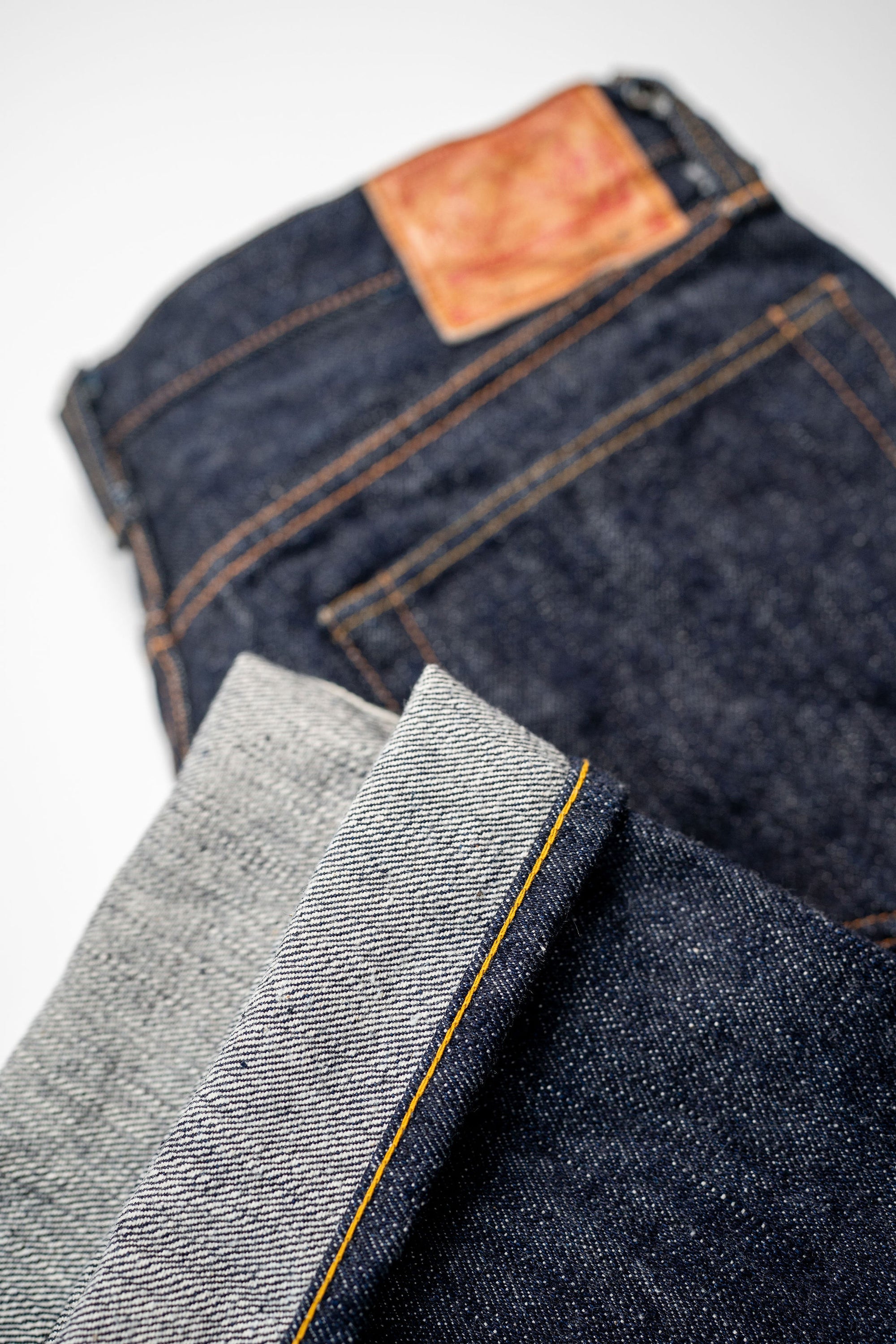 Samurai S710XX19ozII 19oz Kiwami Selvedge Denim - cuff details