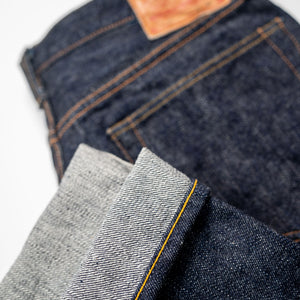 Samurai S710XX19ozII 19oz Kiwami Selvedge Denim - cuff details
