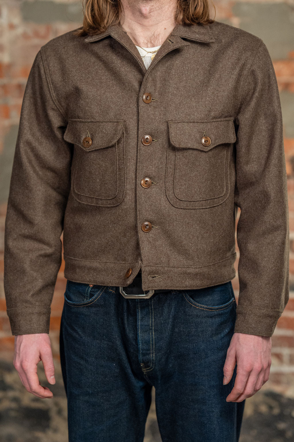 Freenote Cloth Grafton - Brown Wool