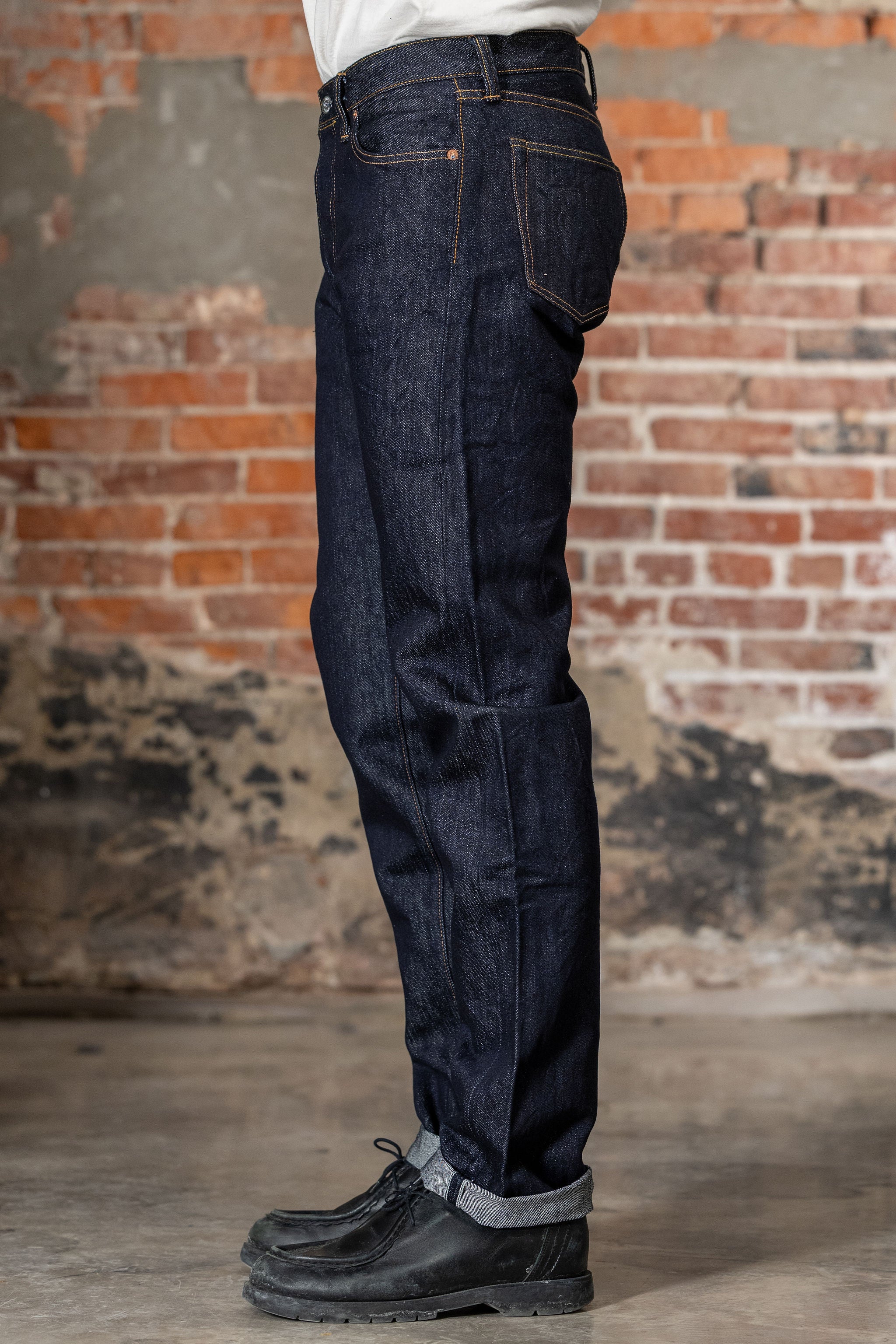 Samurai S0710XX-WASHI Slim Straight Model - 15oz Washi - Side View