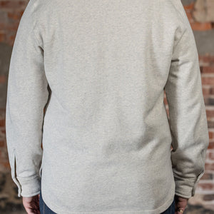 Wythe Grey Quarterzip - Back Shot on Model