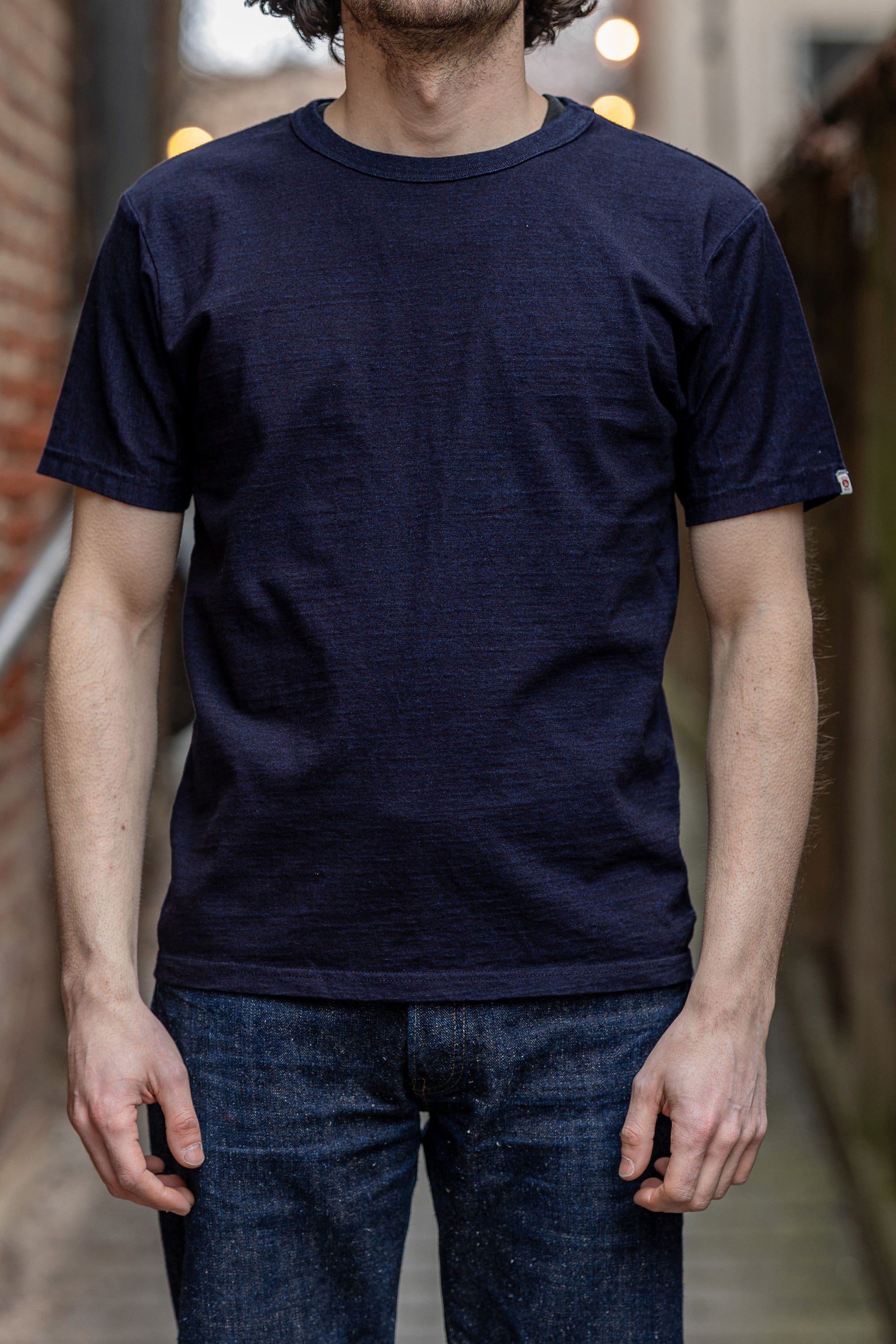 UES No. 16 Yarn-Dyed Indigo T-Shirt