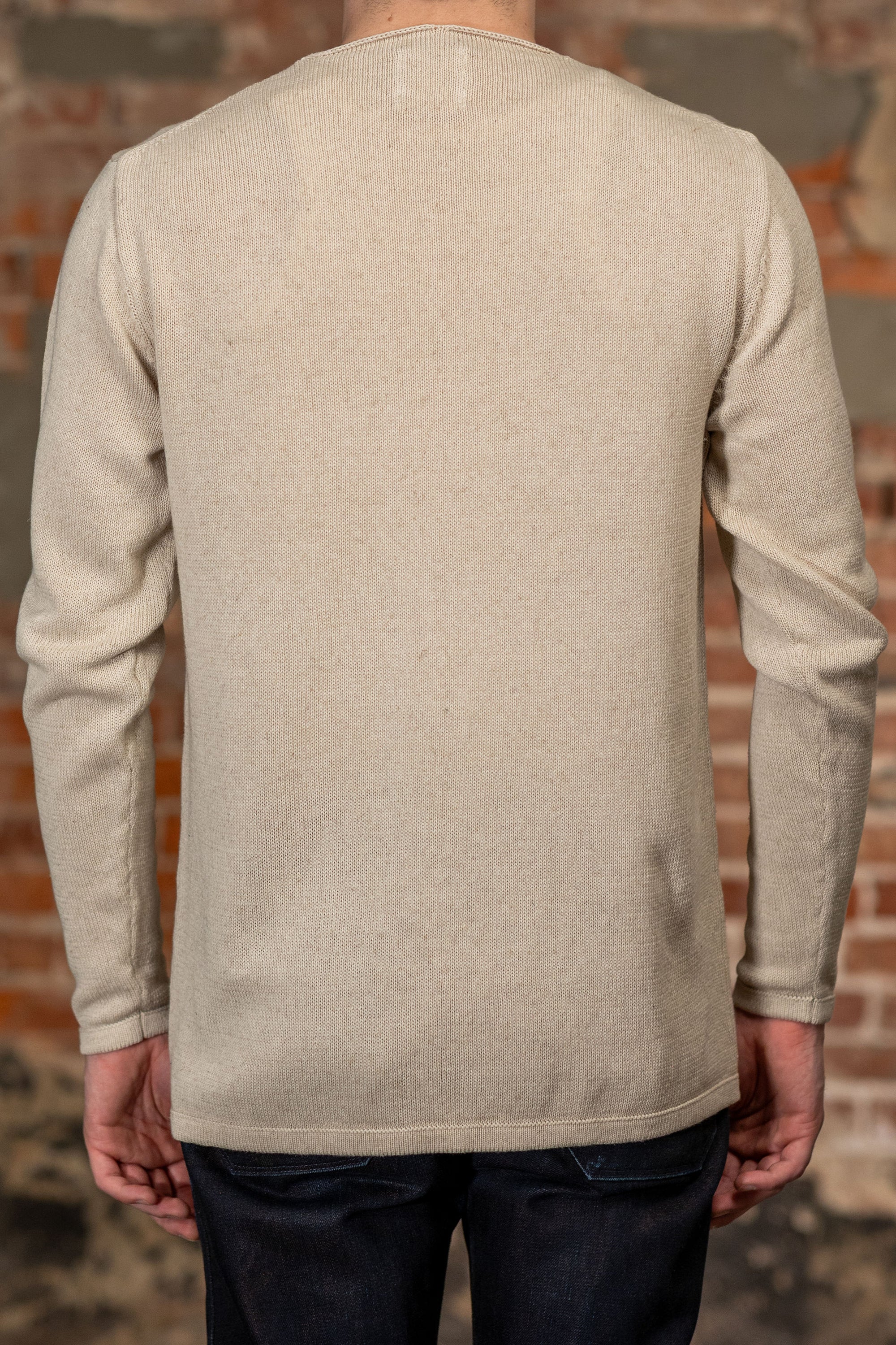 Heimat Textil Harbor Cotton/Linen Sweater - Seashell