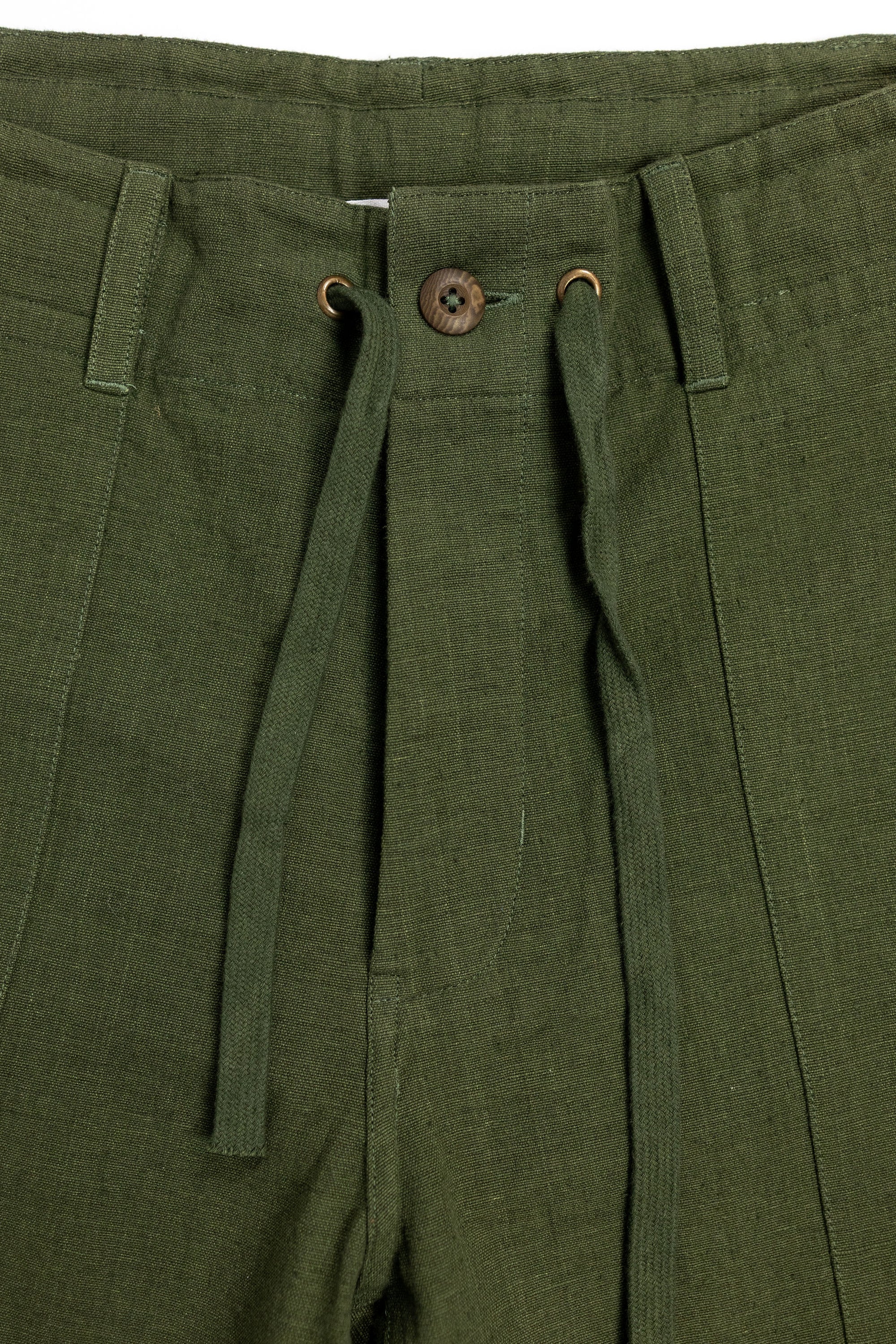 Indi + Ash Obelisk Pant - Handwoven Forest Denim