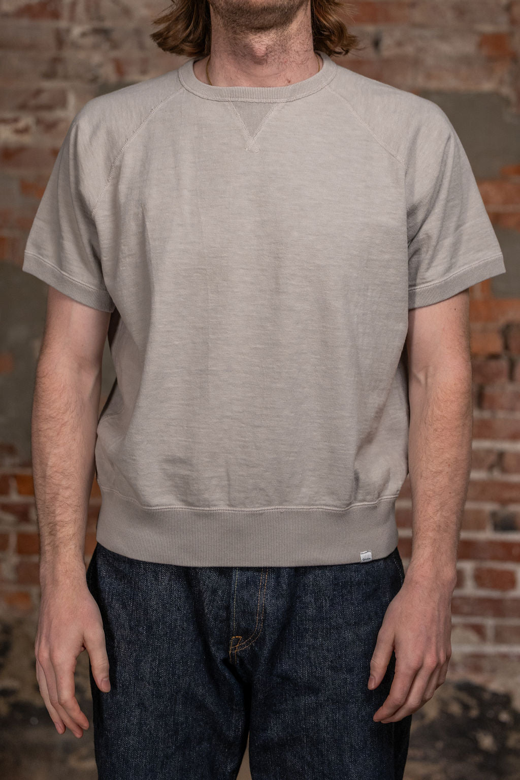 Omoto Denim 12.5oz Memphis Cotton T-Shirt - Gray