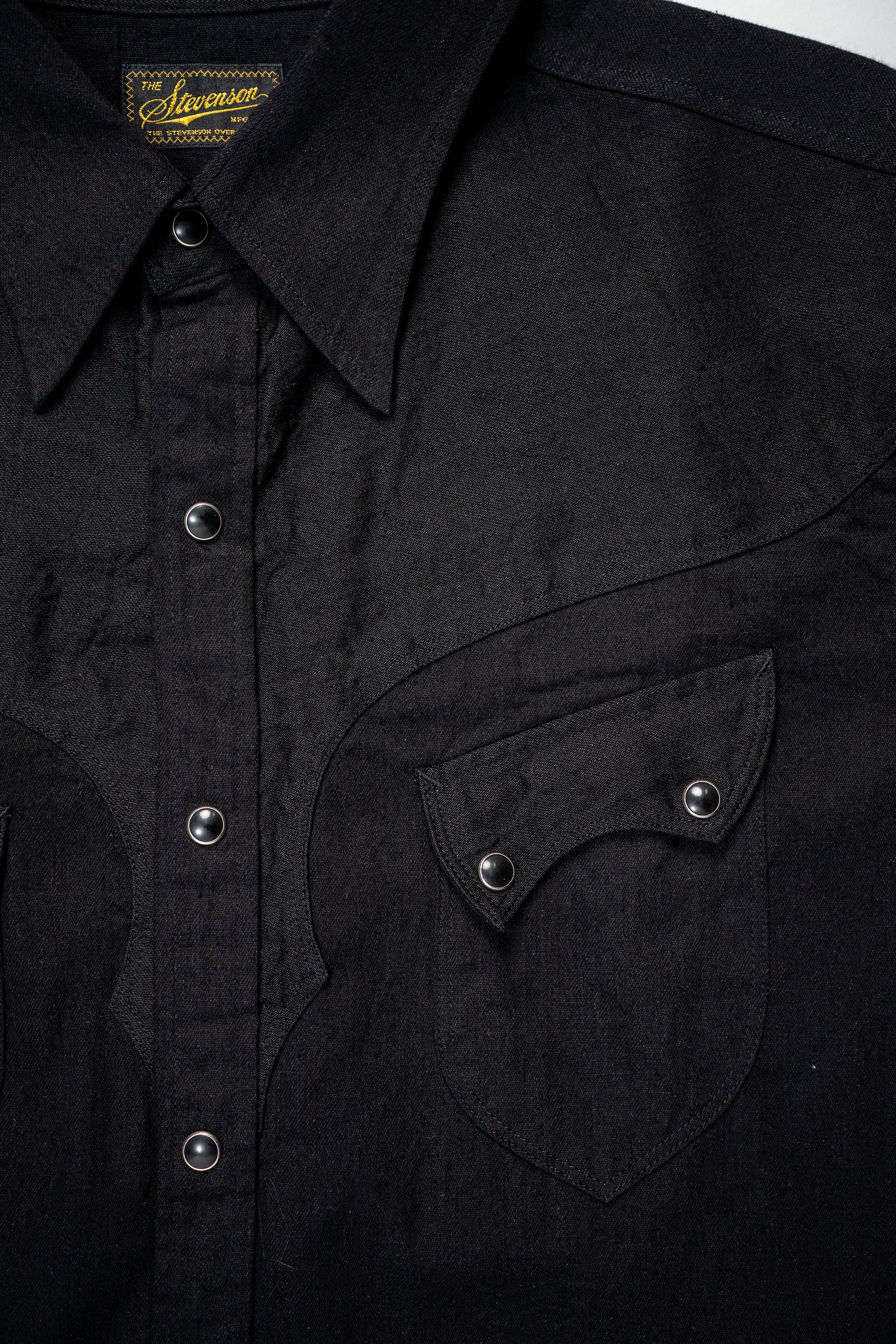 Stevenson Overall Co. Cody Shirt - Black