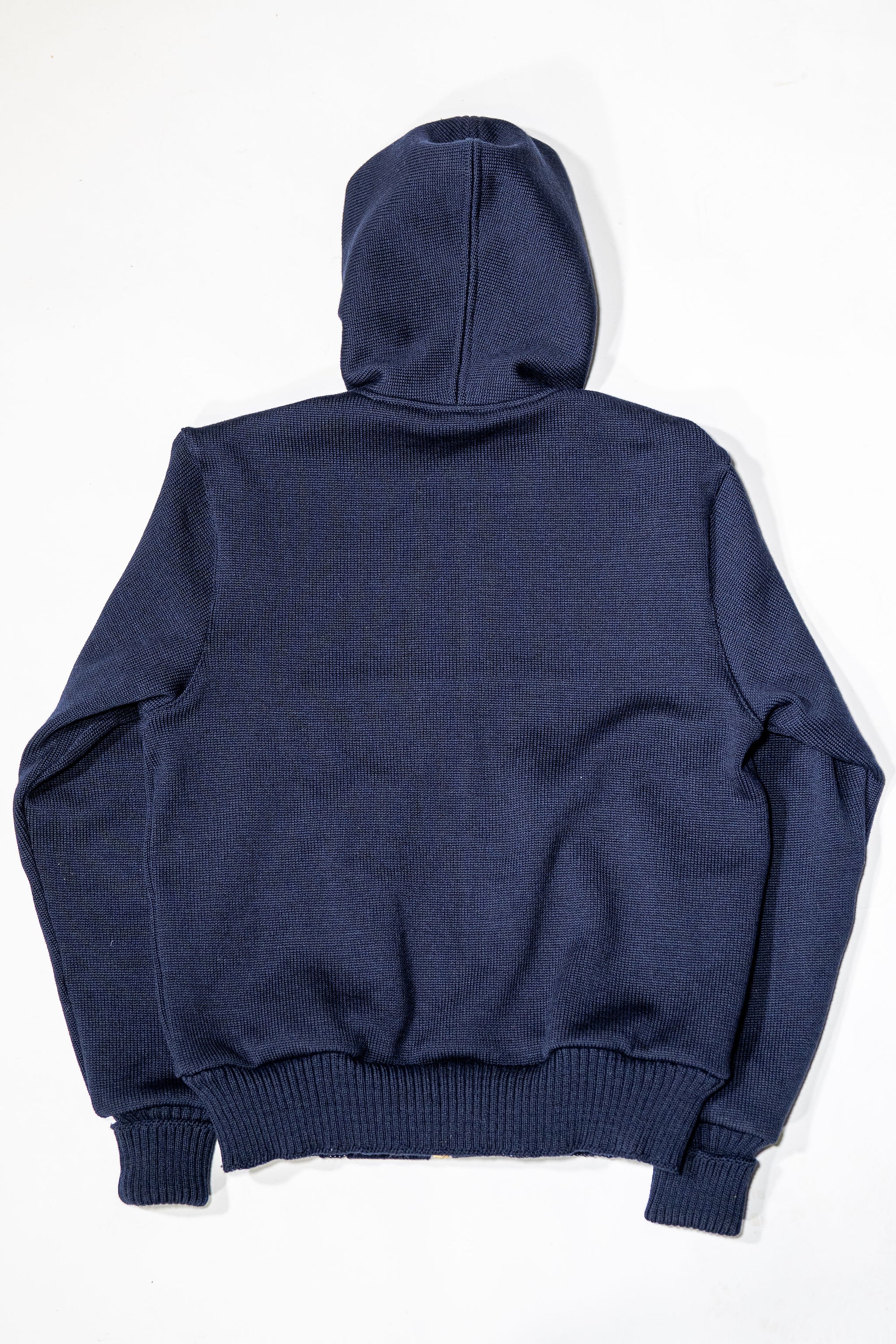 Dehen 1920 Full-Throttle Moto Hoodie - Dark Navy. laid on face