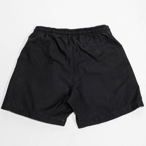 Hansen Garments Janik Casual Drawstring Shorts - Lava. Laid flat from the back
