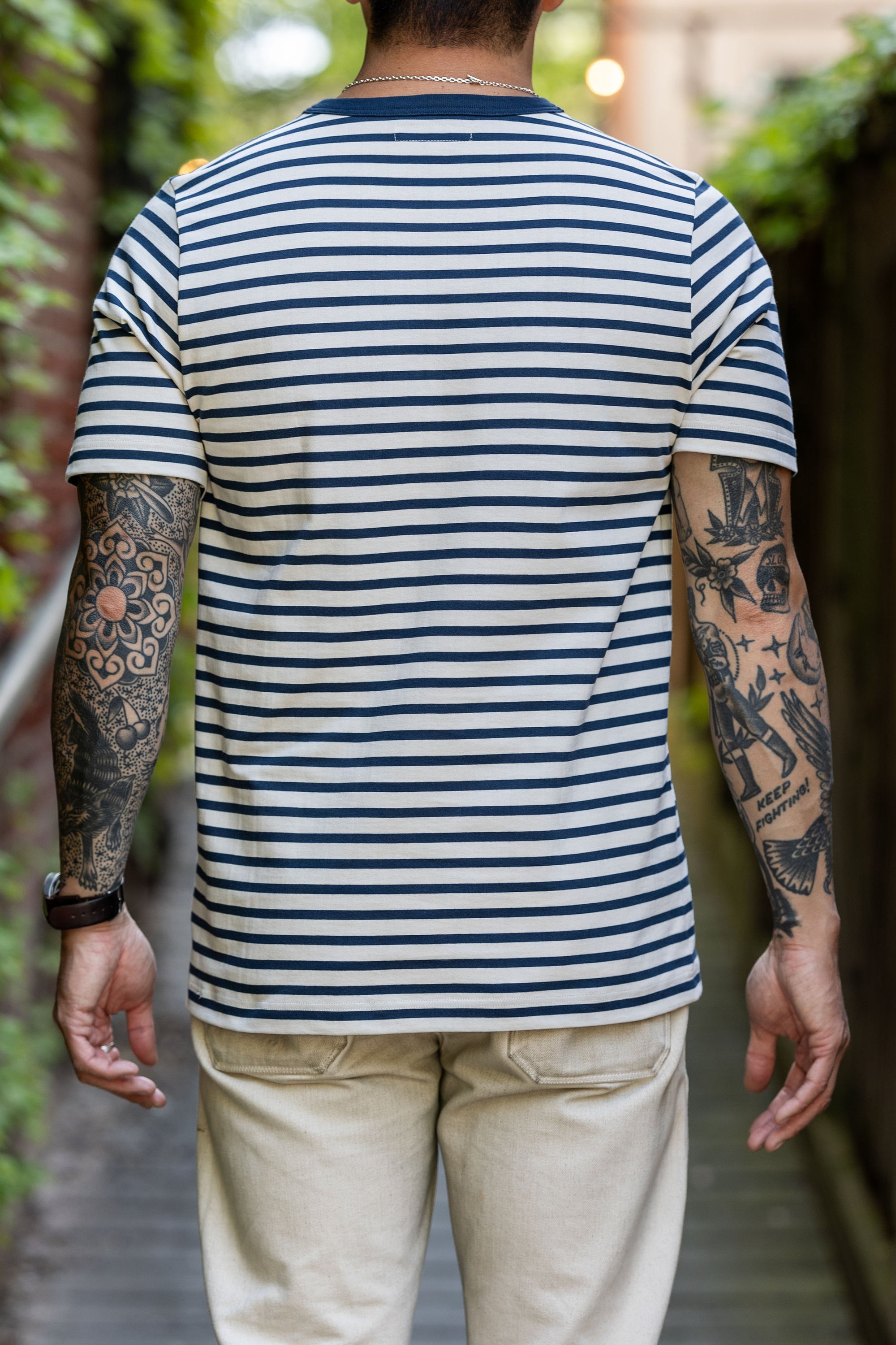 Merz b. Schwanen 2M14 Men's Relaxed Fit T-Shirt - Ink/Nature