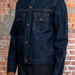 Indigofera Fargo Quarter - Vintage 70s Denim - Model Three Quarter