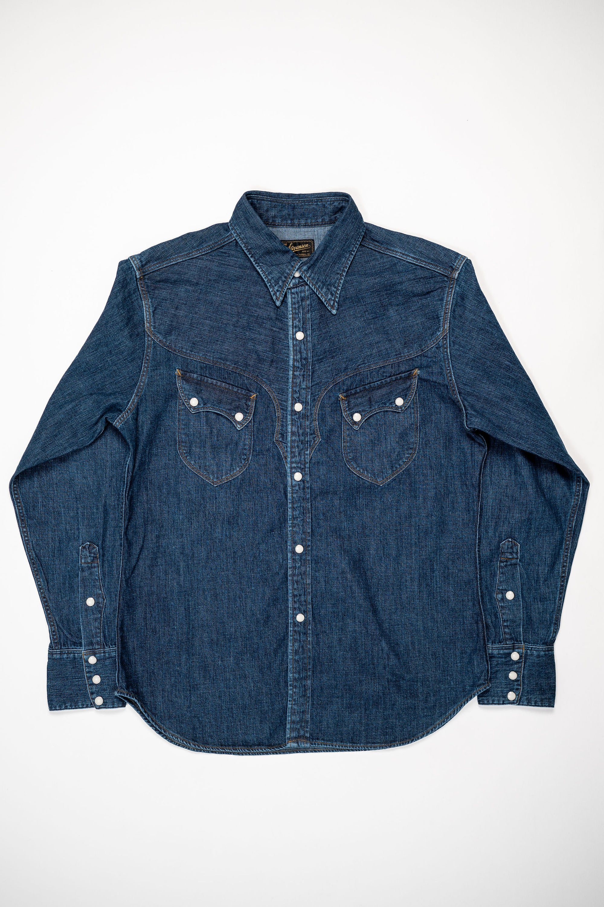 Stevenson Overall Co. Cody Shirt - Faded Indigo