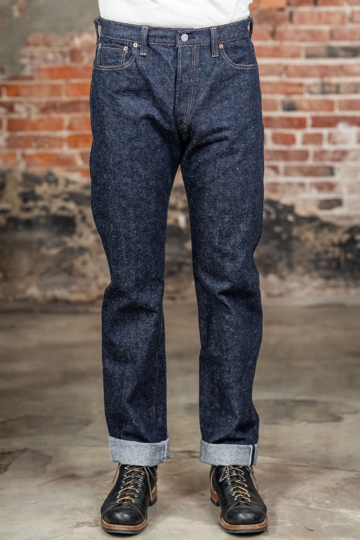 Samurai S510HXII Selvedge Denim Regular Straight - Model Front
