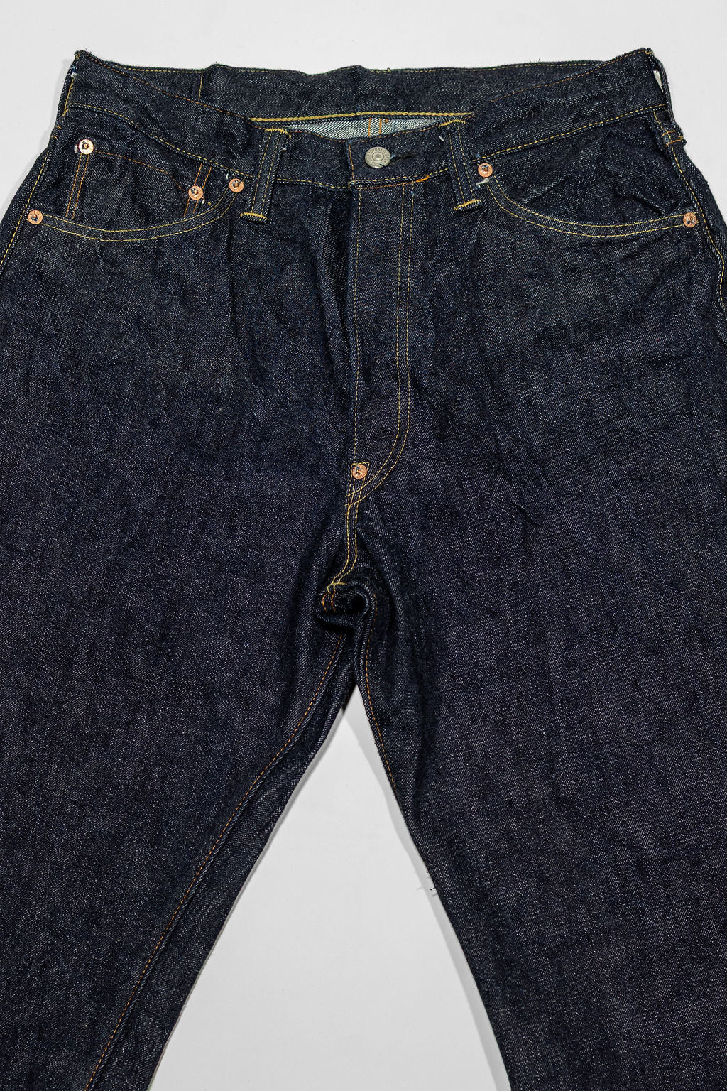 Sugar Cane 2025 Wide Leg Waist Overalls - 13oz Standard Denim