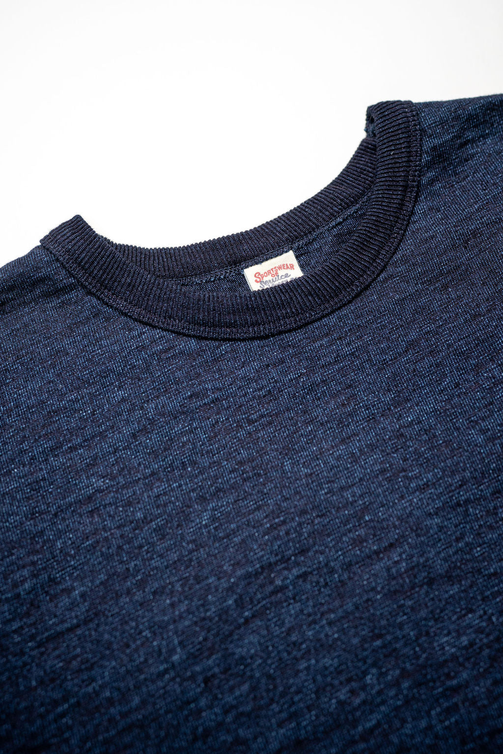 UES No. 7 Yarn-Dyed Indigo T-Shirt