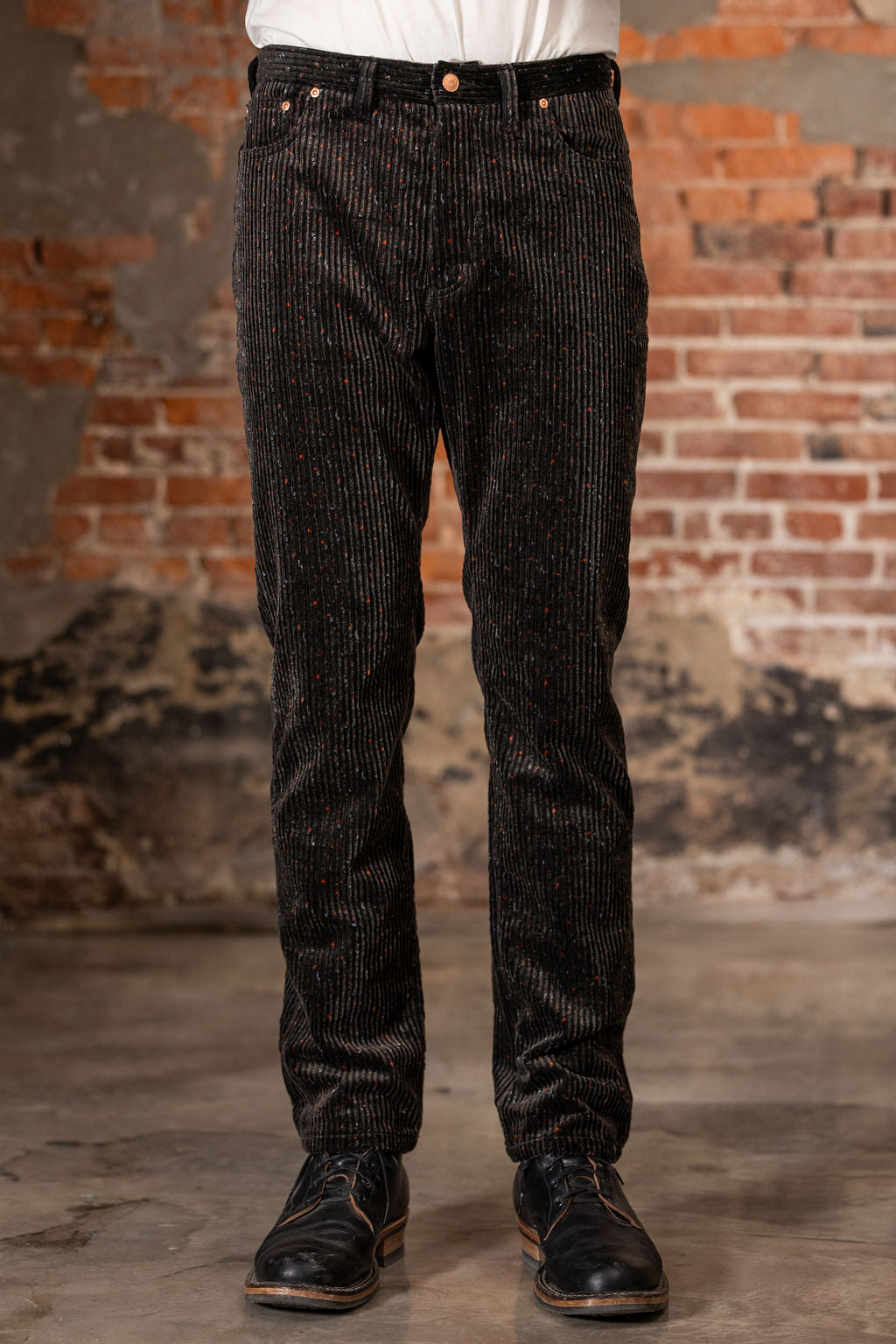 Wythe Italian Donegal 5-Pocket Corduroy - Night Sky