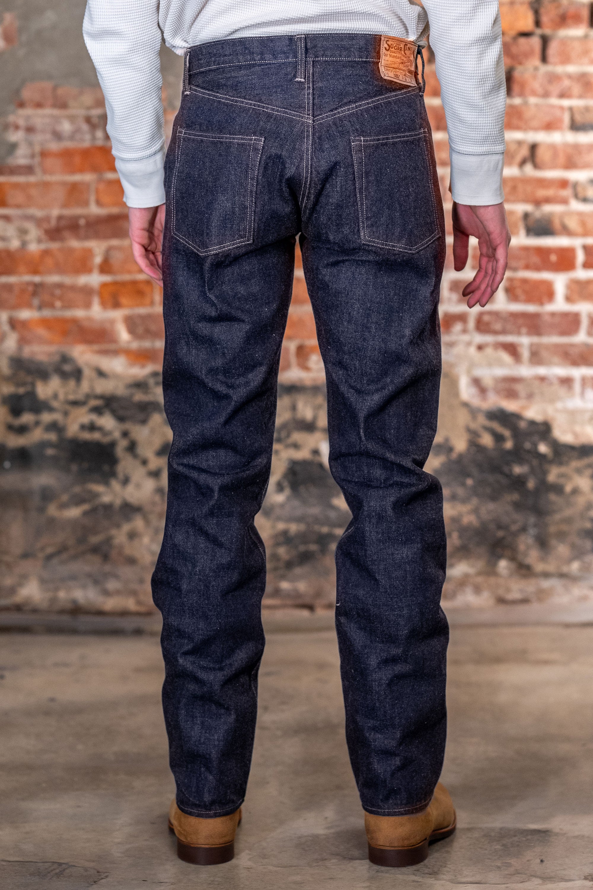 Sugar Cane 1955Z Model - 14oz Zipper Fly