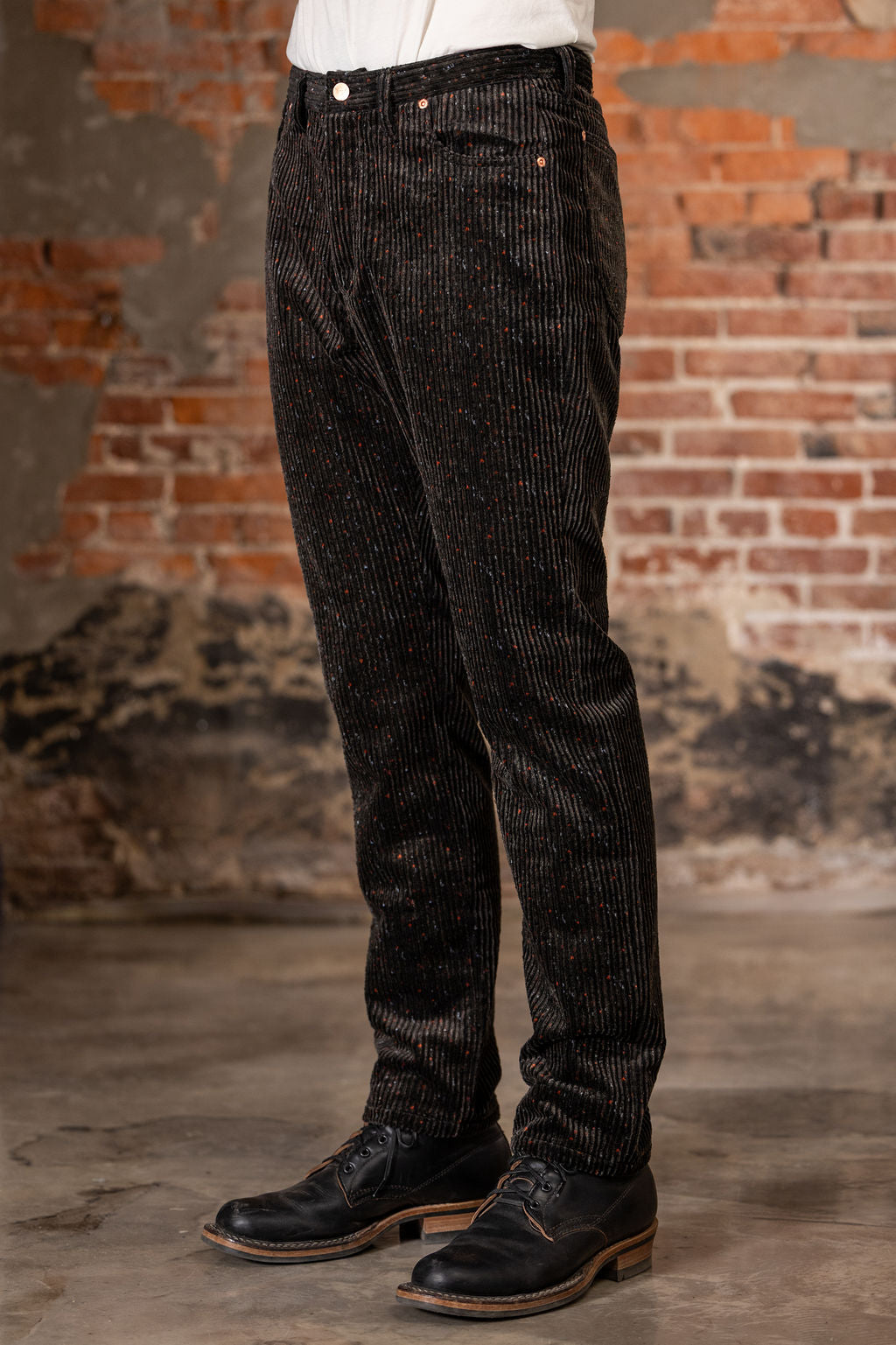 Wythe Italian Donegal 5-Pocket Corduroy - Night Sky