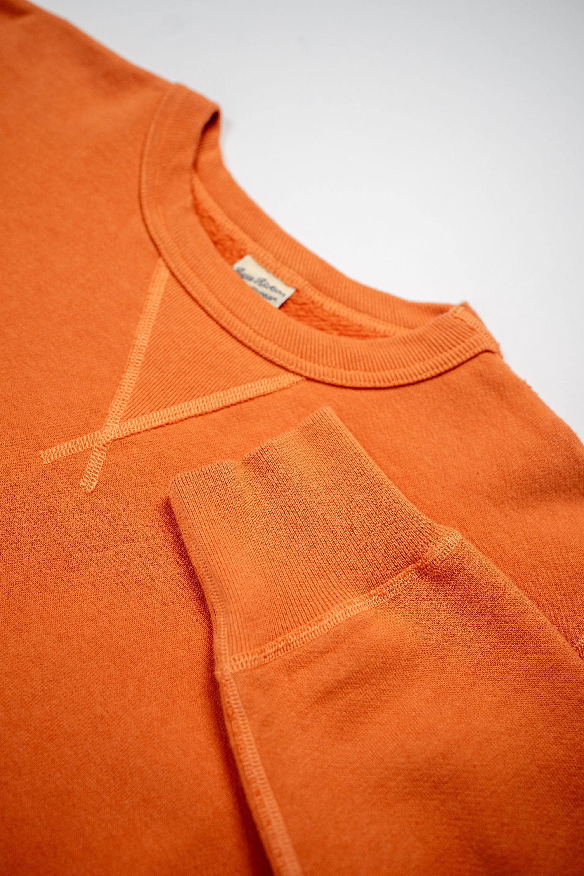 Buzz Rickson's BR65622 Set-in Crew Neck Sweatshirt - Orange