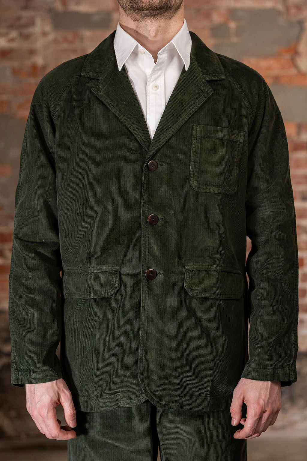 Heimat Textil Artist Blazer Cord - Military Green
