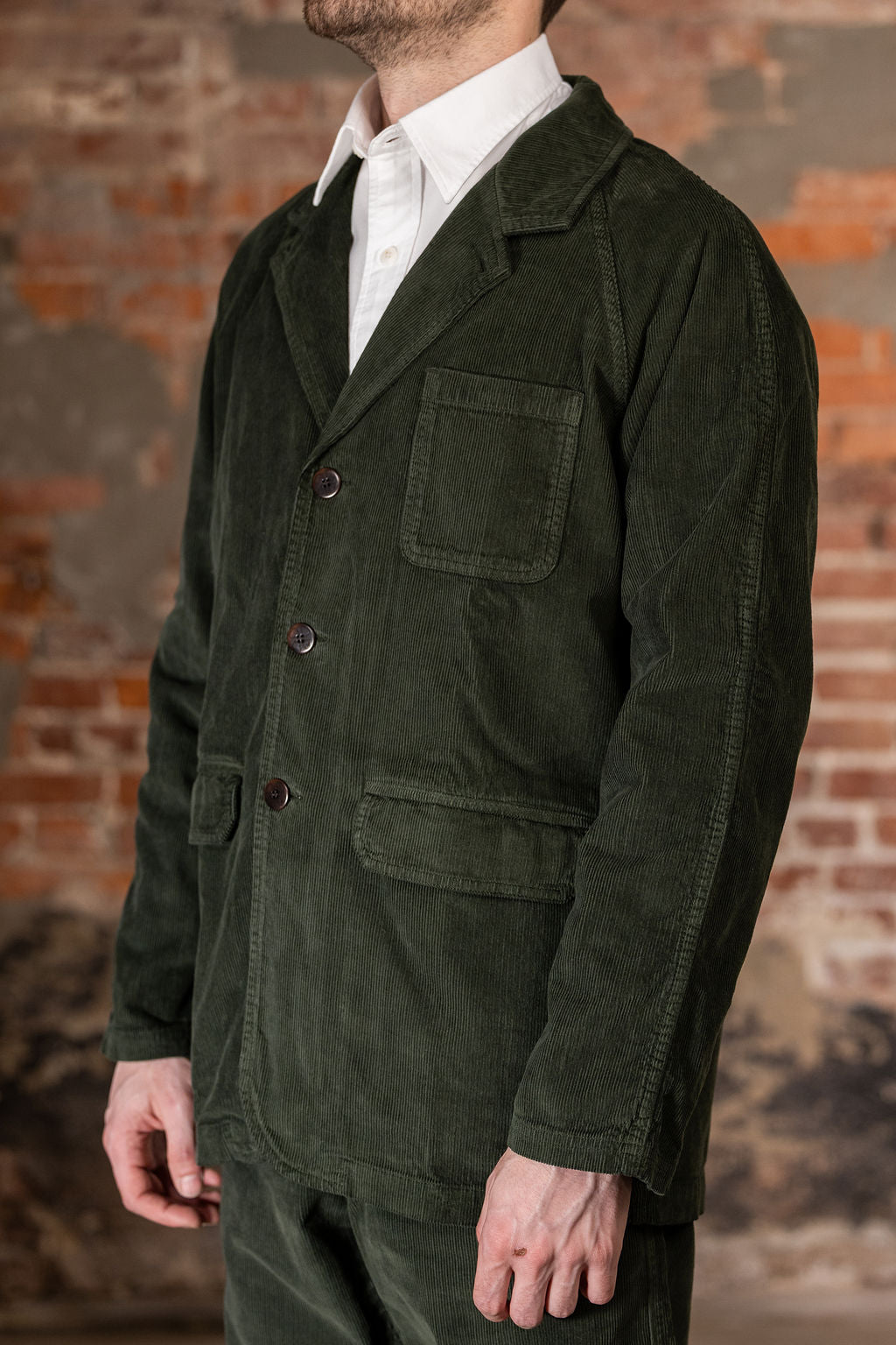 Heimat Textil Artist Blazer Cord - Military Green