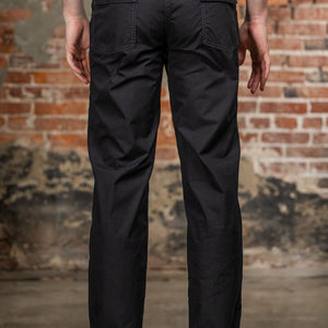 Iron Heart IH-745-BLK 4oz Cotton/Nylon Baker Pants - Black. on model back profile