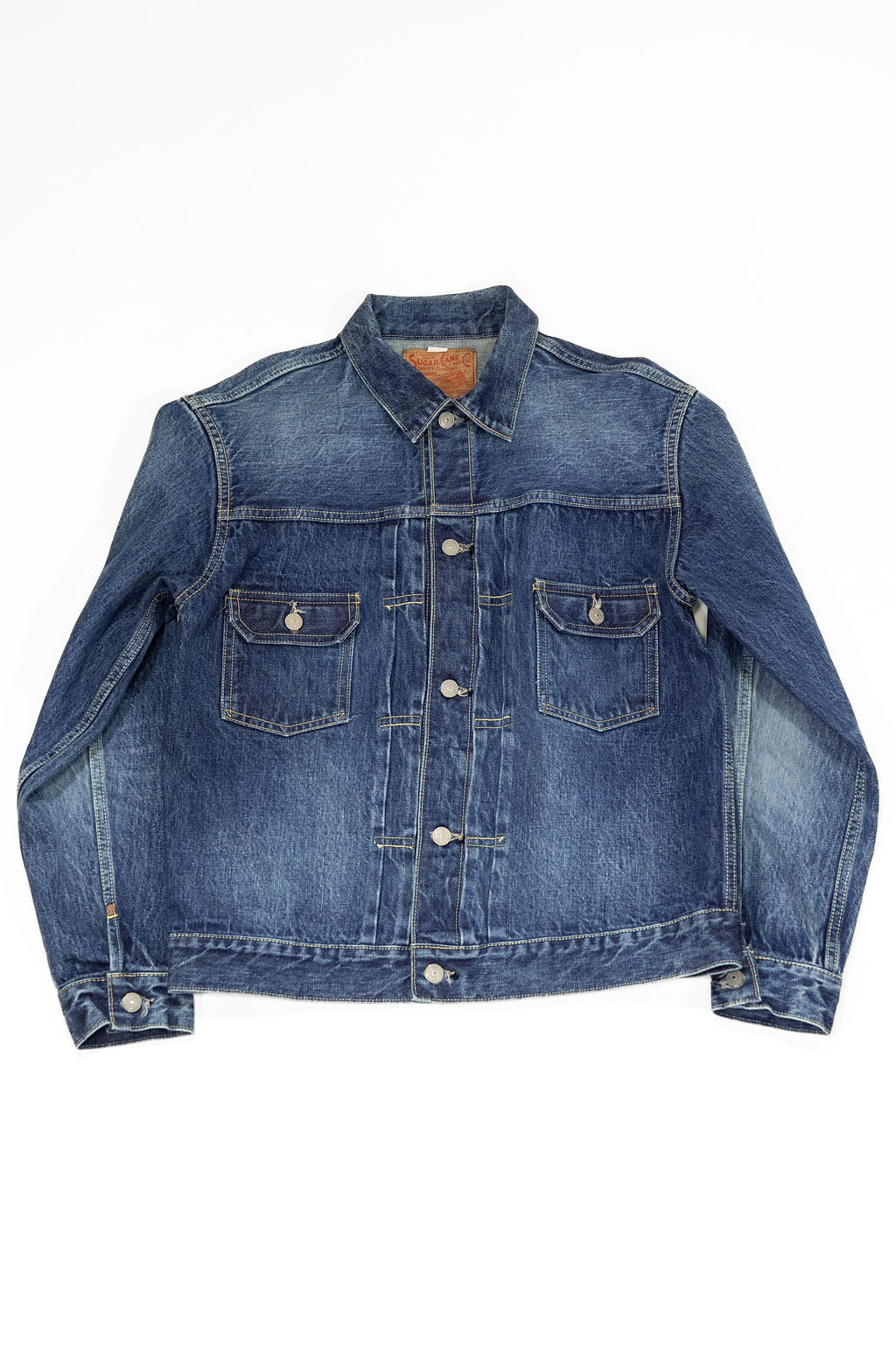 Sugar Cane 14.25oz Type II Denim Jacket 1953 - Aged Model