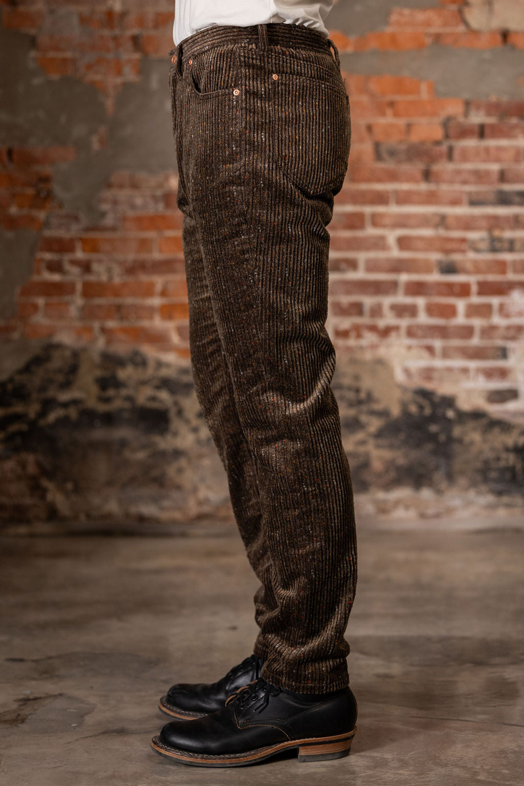 Wythe Italian Donegal 5-Pocket Corduroy - Rustic Brown