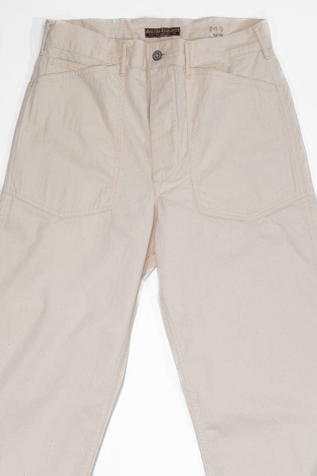 Buzz Rickson's BR42635 White Twill Working Trousers - Off White