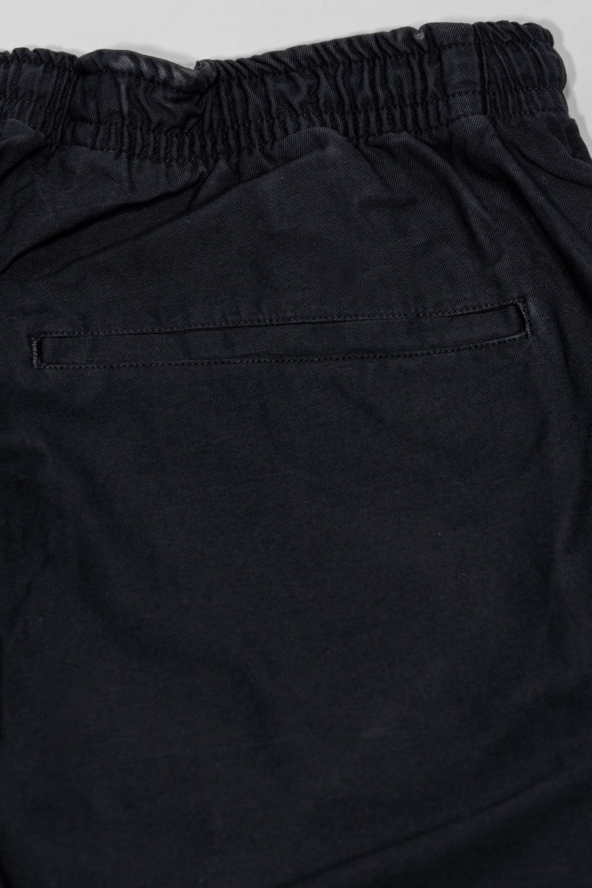 Hansen Garments Jack Casual Drawstring Pants Lava - close up - white background - back facing - pocket detail