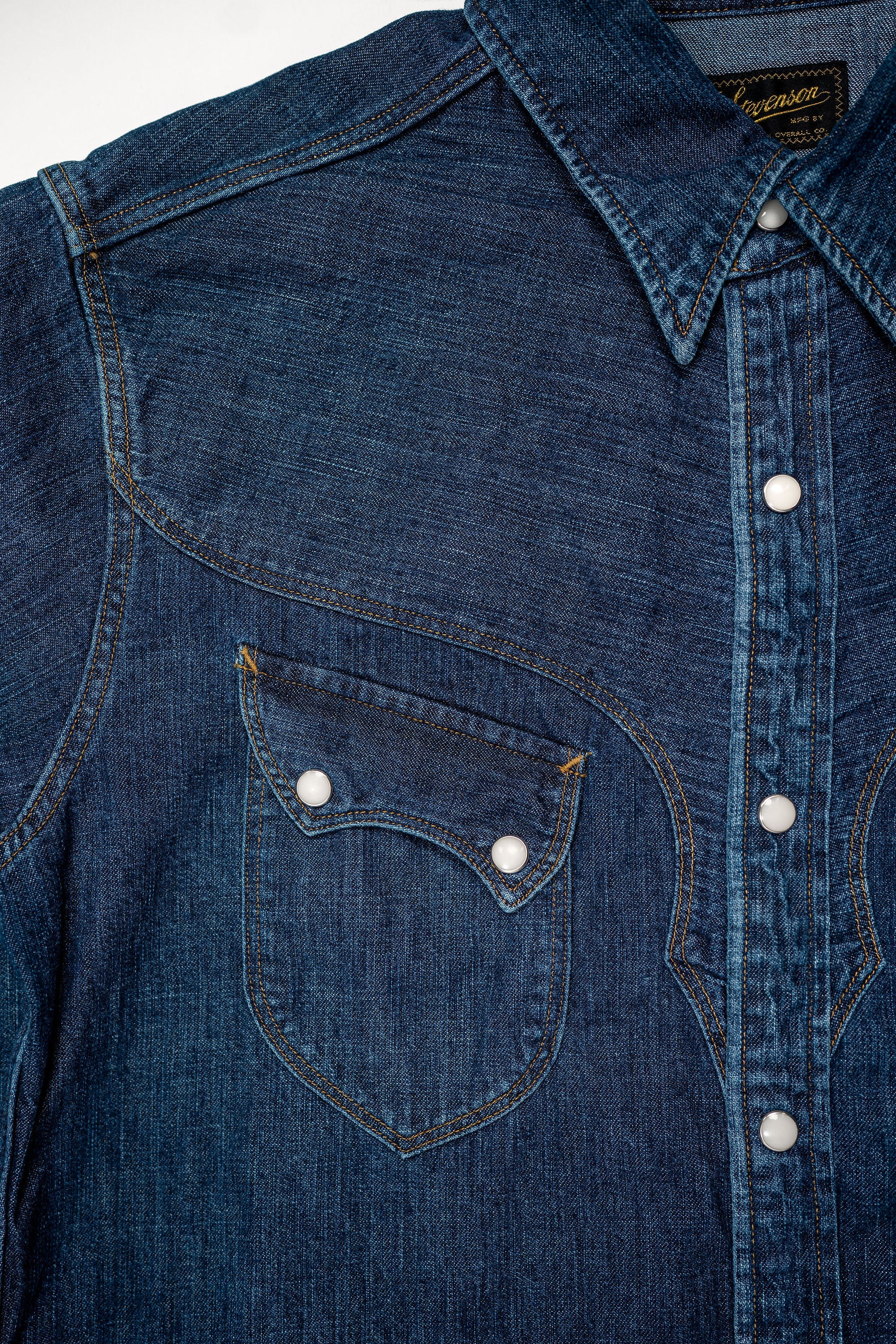 Stevenson Overall Co. Cody Shirt - Faded Indigo