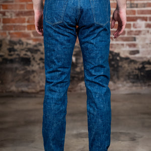 Samurai S211XX17oz-SLB Relax Tapered Jeans - "Murakumo" 17oz Slub - Back View Model