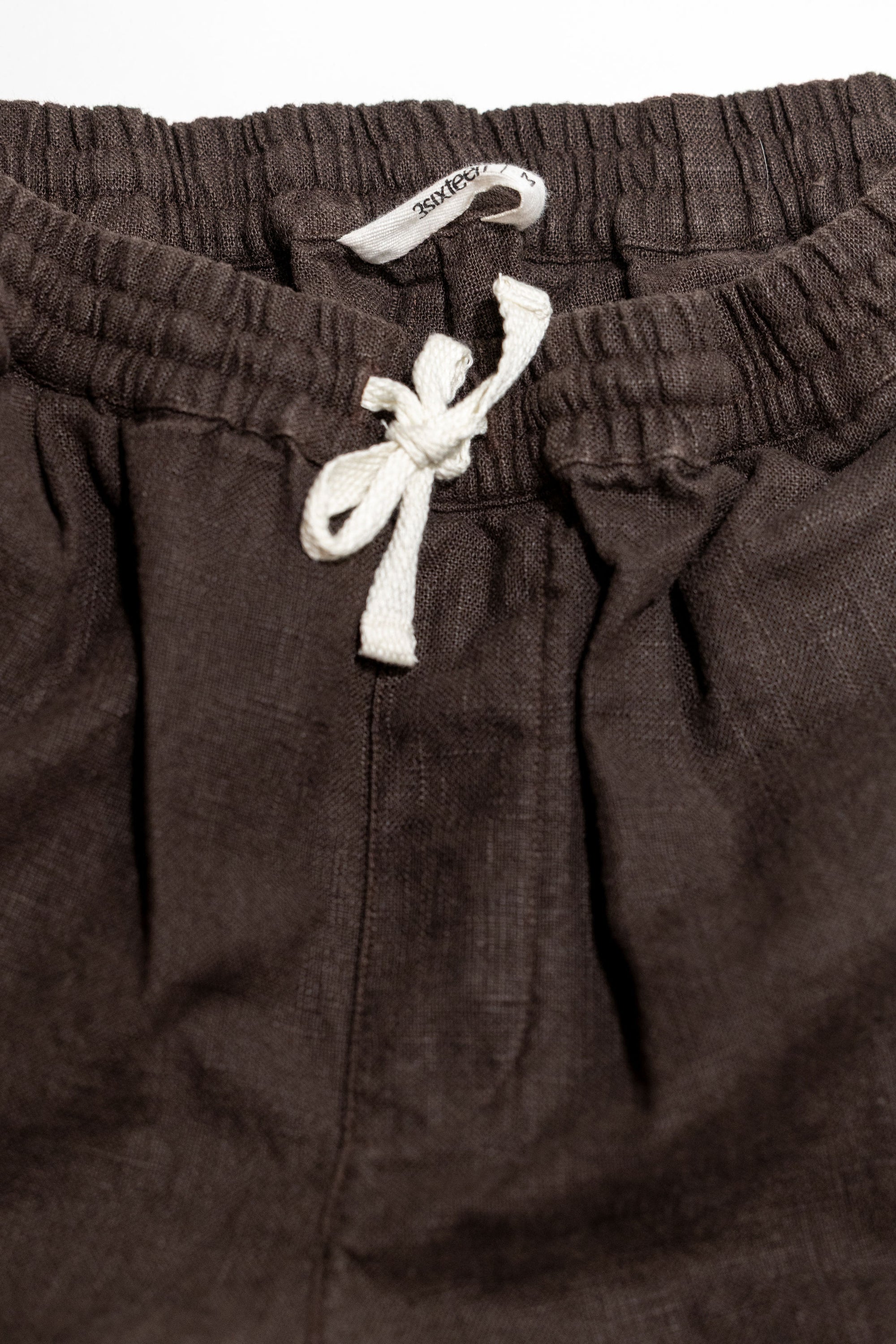 3sixteen Drawstring Shorts - Chocolate Linen