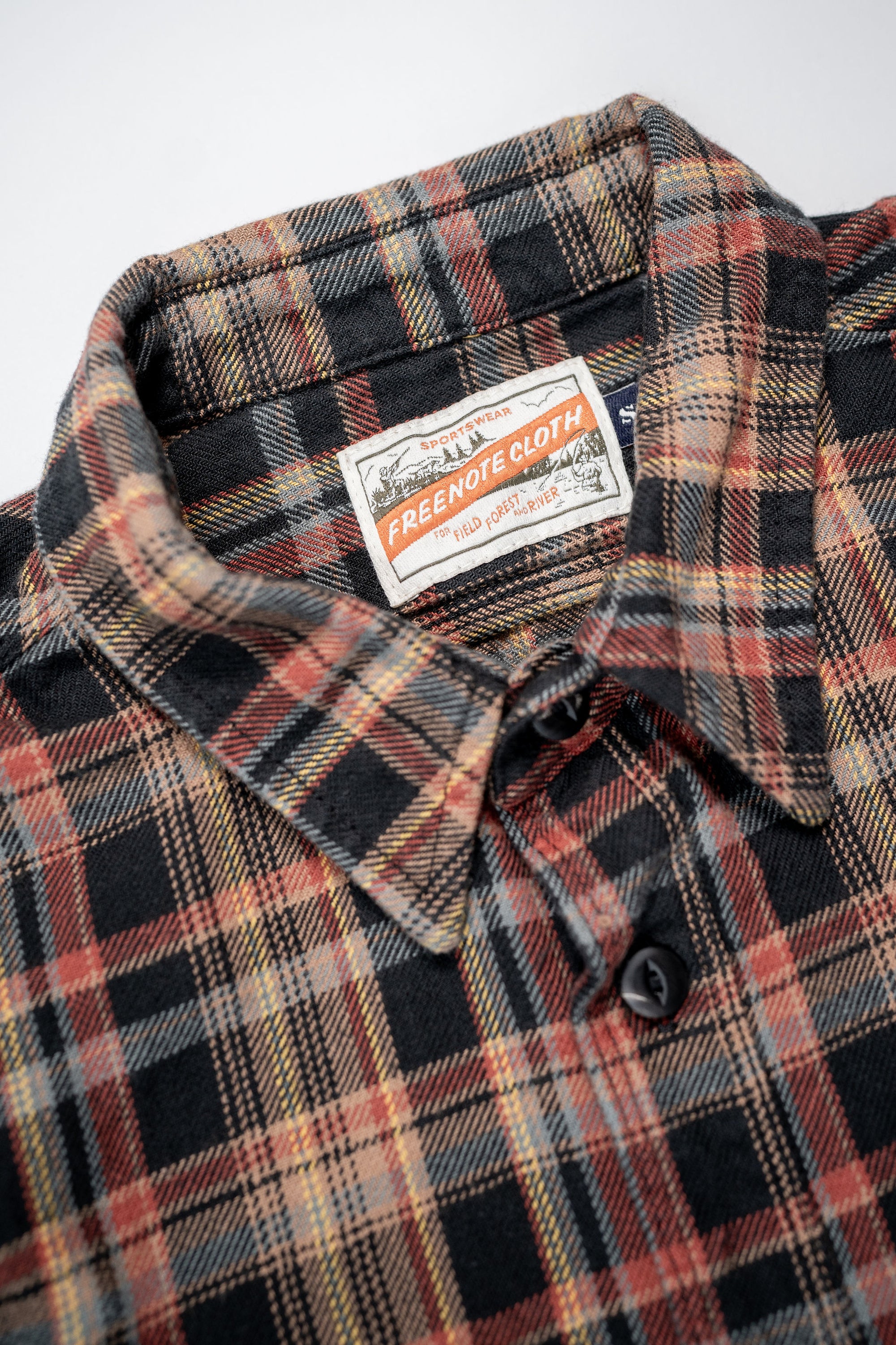 Freenote Cloth Jepson - Black Plaid