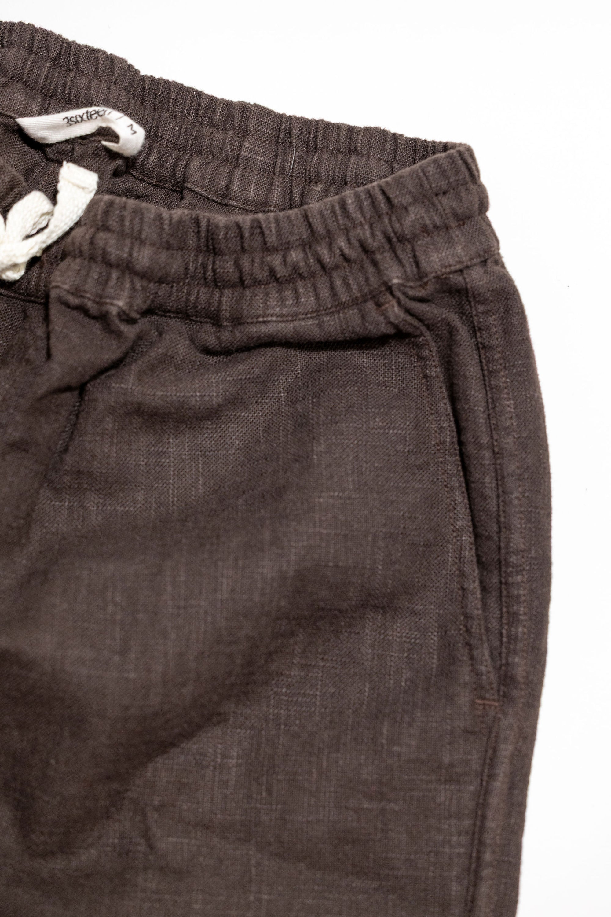 3sixteen Drawstring Shorts - Chocolate Linen