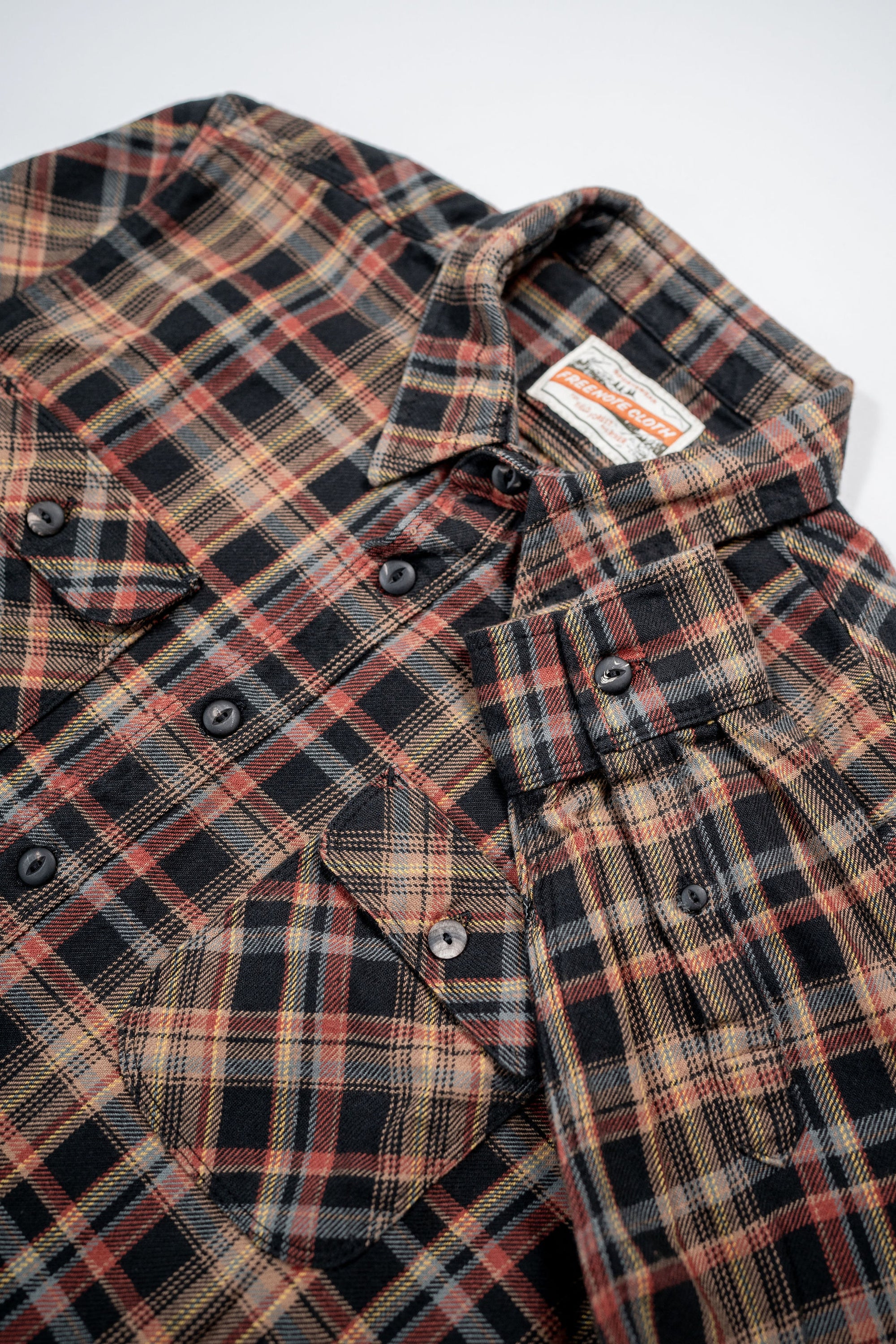 Freenote Cloth Jepson - Black Plaid