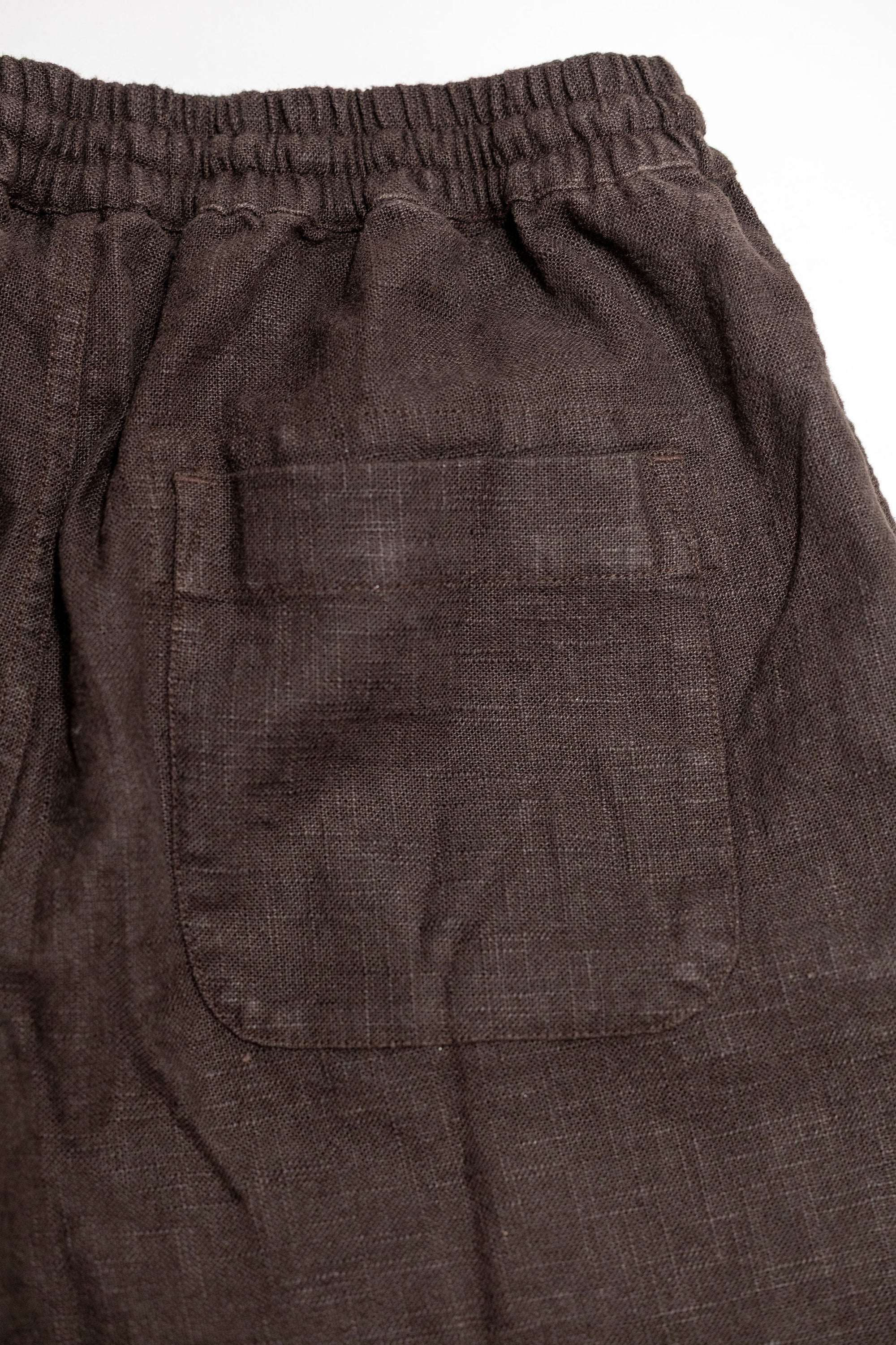 3sixteen Drawstring Shorts - Chocolate Linen