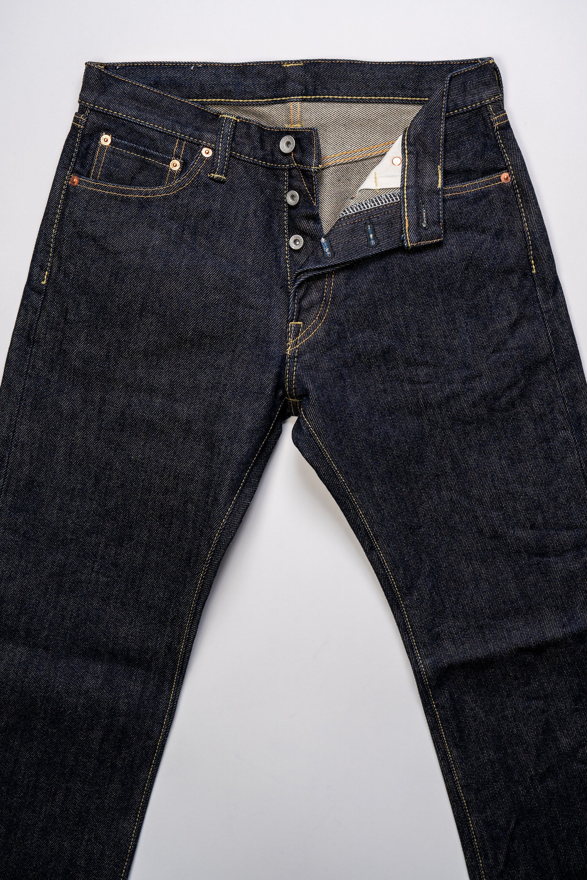 Iron Heart IH-634S 21oz Selvedge Denim Straight Cut Jeans - Indigo