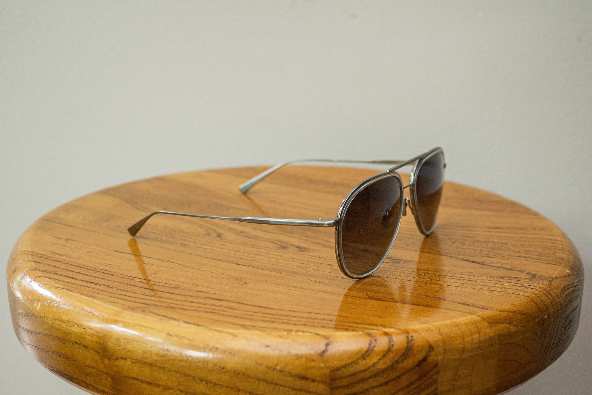 Salt Optics Columbia 59 - Antique Silver/Smoke Grey
