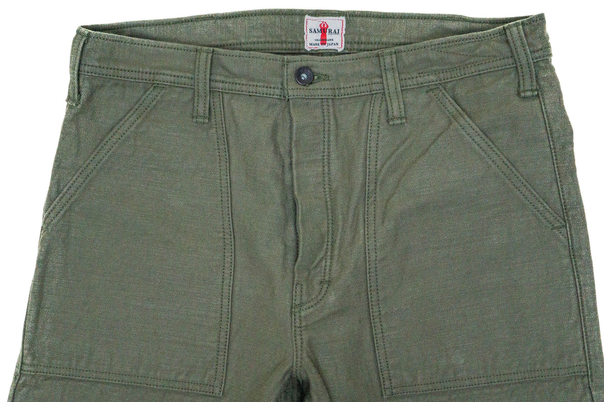 Samurai SJ52BP - 15oz Heavy Baker Pants - detail front
