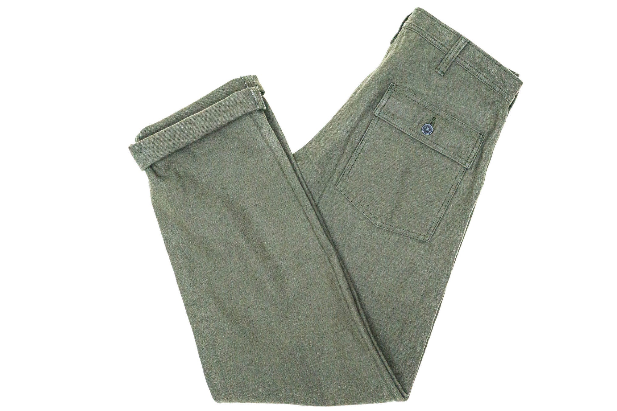 Samurai SJ52BP - 15oz Heavy Baker Pants - flat lay back 