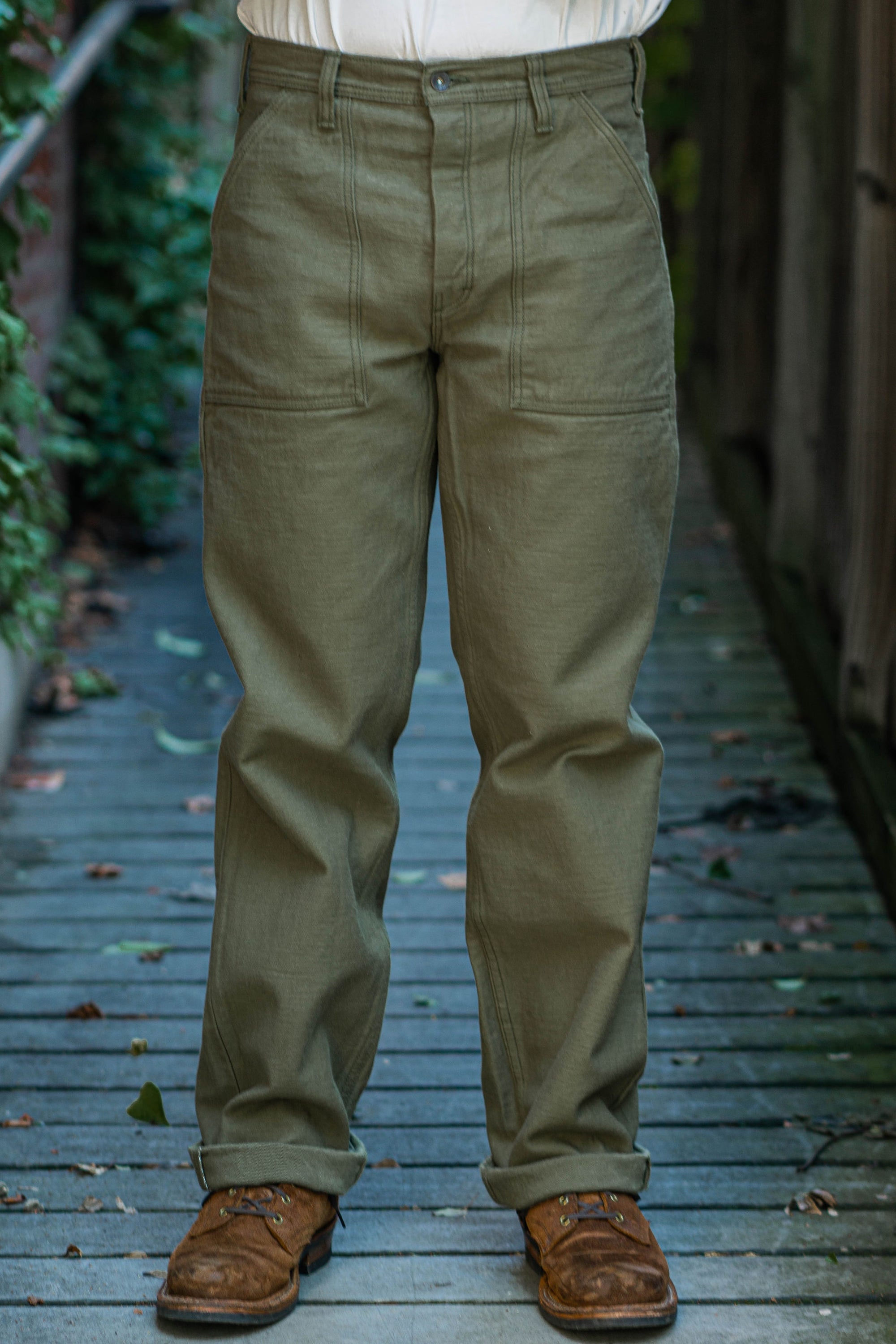 Samurai SJ52BP - 15oz Heavy Baker Pants - Model front