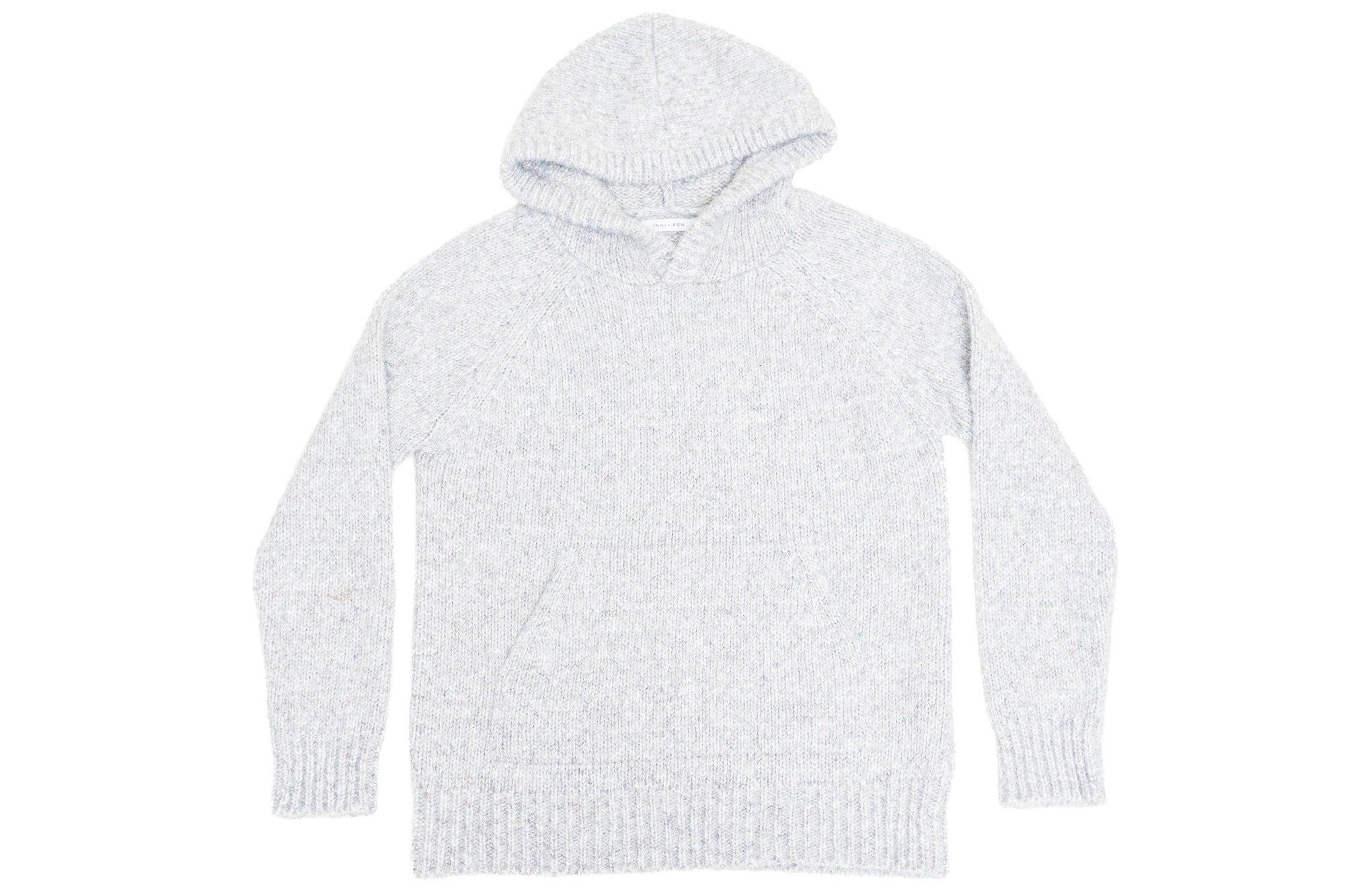 Indi + Ash Nova Hoody - Grey/Walnut Alpaca
