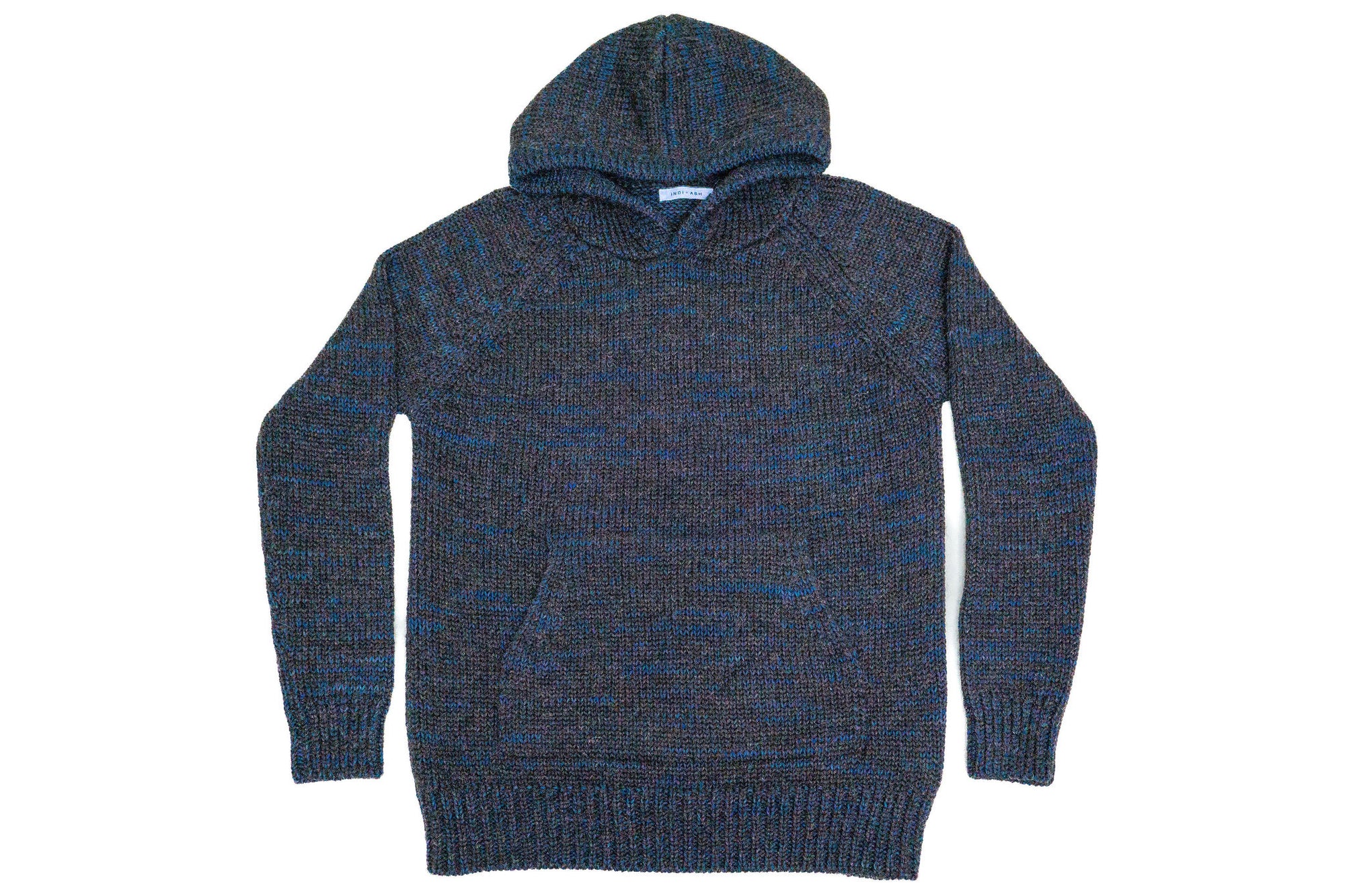 Indi + Ash Nova Hoody - Charcoal Alpaca/Plant Indigo